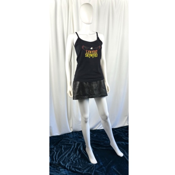 Vintage 1990’s 2000’s Lynyrd Skynyrd Black + Yellow + Orange Flying Eagle - M - Picture 8 of 9